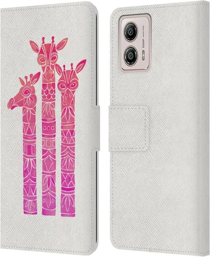 Vista 17 de Head Case Designs Officially Licensed Cat Coquillette Alpacas Animals Leather Book Wallet Case Cover Compatible with Motorola Moto G53 5G