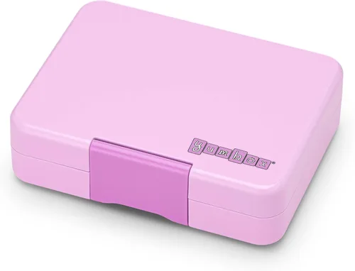 Vista 3 de Yumbox Caja de aperitivos a prueba de fugas - Ami Purple (bandeja de cisne)