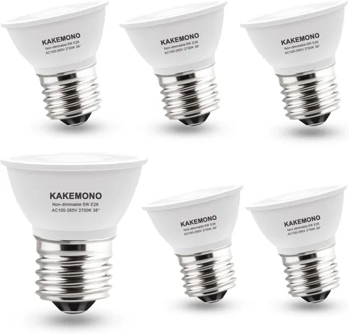 Vista 8 de PAR16 Bombillas LED regulables 5W cuello corto empotrable foco 2700K blanco cálido