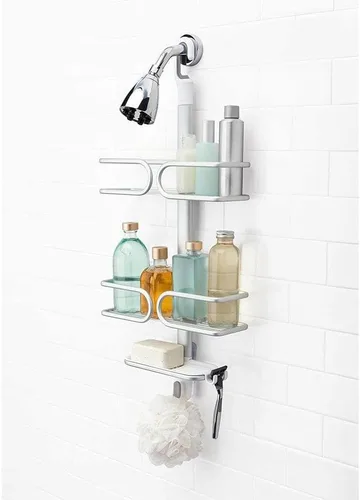 Vista 2 de OXO Good Grips - Carrito de ducha de aluminio de 3 niveles