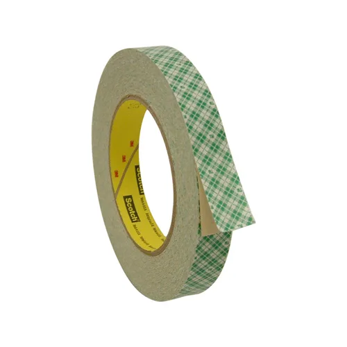 Vista 2 de 3M - Cinta adhesiva de goma de doble cara (1,345.1 ft), 1/2 pulgada x 36 yardas, color blanco roto
