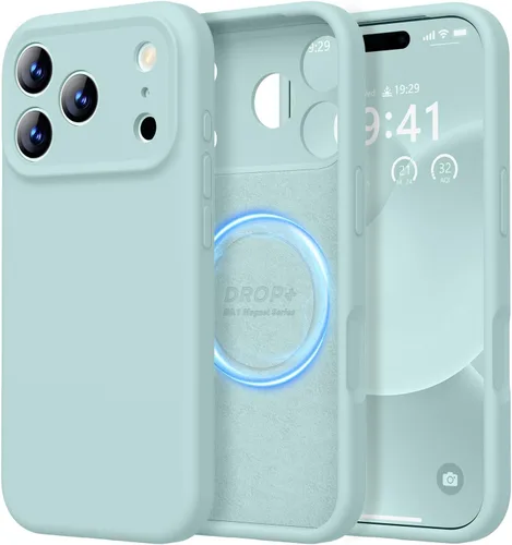 Vista 228 de LOVE 3000 Diseñada para Funda iPhone Air, Silicona Premium [Compatible con Magsafe][Forro de Microfibra Suave Anti-Rayones] Funda Protectora