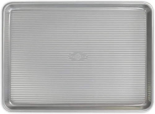 Vista 16 de USA Pan Bakeware - Bandeja antiadherente de media hoja, bandeja para hornear, acero aluminizado, (paquete de 2)