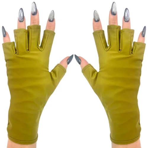 Vista 56 de ManiGlovz - Guantes de uñas originales con protección UPF 50+ UV Manicura de gel y guantes anti UV sin dedos para mujeres Se pueden utilizar