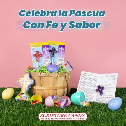 Vista 3 de Scripture Candy - Caramelos duros surtidos con sabor a crema, 180