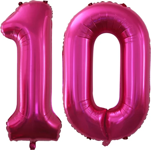 Vista 278 de Goer, conjunto de globos de papel aluminio para decoraciones de cumpleaños, globos de las letras de feliz cumpleaños y de números Oro