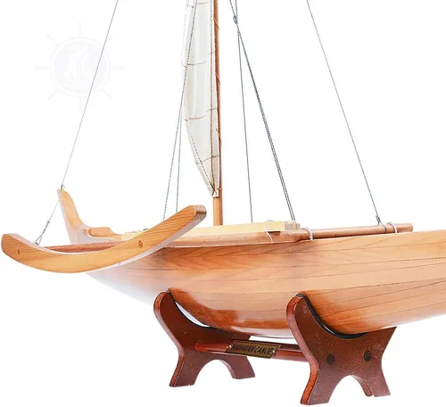 Vista 5 de Old Modern Handicrafts Modelo hawaiano de canoa Outrigger – Modelo de barco coleccionable – 25.3 pulgadas de largo x 10.0 pulgadas de ancho x 24.0