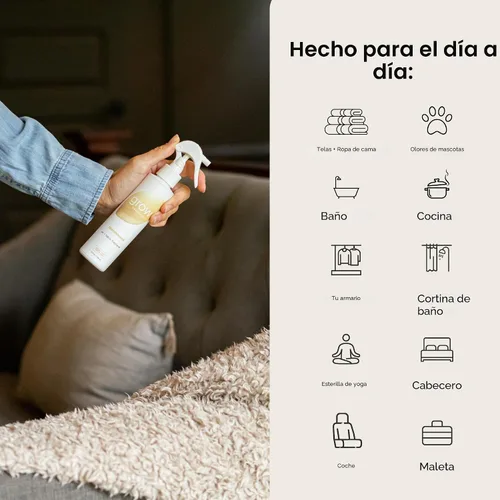 Vista 3 de Grow Fragrance Ambientador en Spray Perfumado para Telas y Habitaciones - Certificado No Tóxico, Aceites Esenciales 100% a Base de Plantas - 5 oz