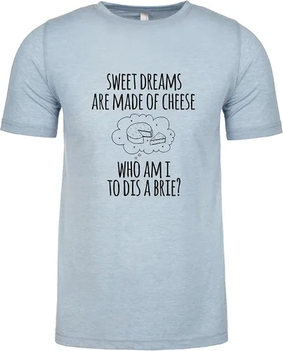 Vista 20 de Moonlight Makers Graphic Men's Tee, Funny T Shirt, Shirts with Cheese Sayings, Heather Gray or Indigo