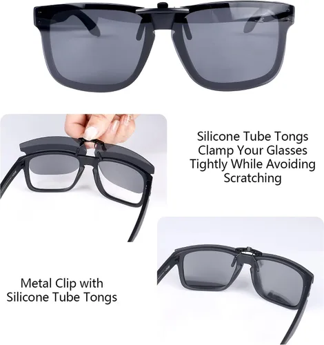 Vista 3 de Gafas de sol polarizadas CLIP-ON para hombre Oakley Ox8156 Holbrook Rx