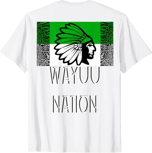 Vista 2 de WAYUU NATION FLAG Indigenous Native Indian Headdress T-Shirt