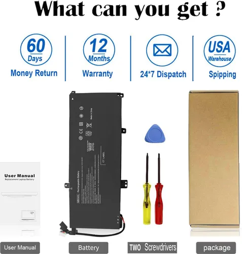 Vista 5 de Batería MB04XL 844204-850 de 55.67Wh para HP Envy X360 M6 convertible m6-aq105dx m6-aq103dx m6-aq003dx m6-aq005dx m6-ar004dx 15t-aq100 15t-aq100 15