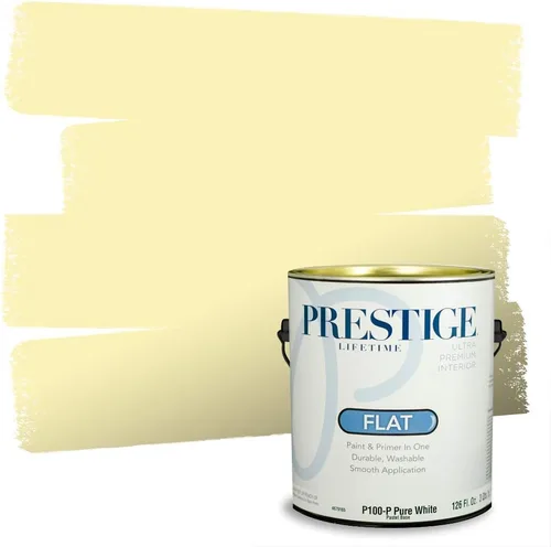 Vista 241 de PRESTIGE Pinturas de pintura exterior e imprimación en uno, 1 galón, plano, combinación comparable de Benjamin Moore* Pila de heno