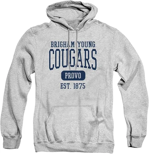 Vista 217 de LOGOVISION Colección de sudaderas con capucha unisex con diseño oficial de Collegiate Est. Date para hombres y mujeres