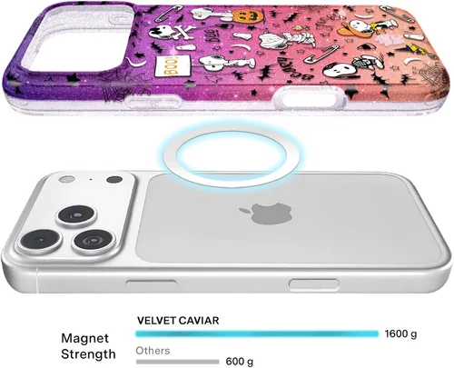 Vista 1021 de VELVET CAVIAR Funda para iPhone 15, compatible con MagSafe, probada contra caídas de 10 pies, fundas protectoras de diseño, leopardo color rosa