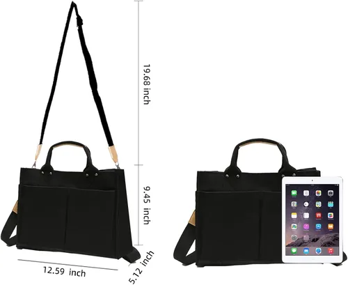 Vista 5 de Valleycomfy Bolso Hobo para mujer, estilo casual, con múltiples bolsillos