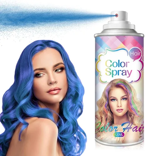 Vista 12 de AIUEO Spray para el cabello rojo Temporal Tinte para el cabello Tinte para rojo (Fired Red)
