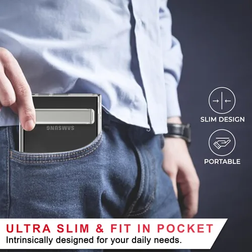 Vista 3 de CEDO - Funda con soporte para Samsung Galaxy S22 Ultra, ajustable en 3 direcciones con soporte de metal, parachoques a prueba de golpes de grado