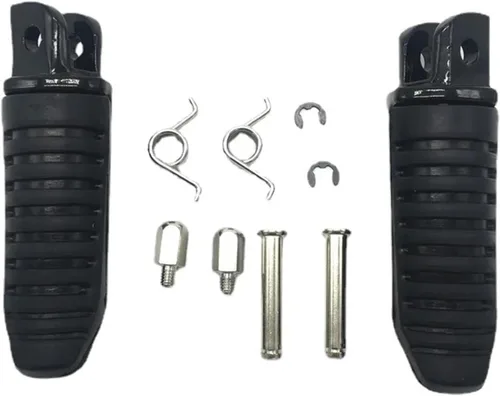 Vista 7 de Pedal de motocicleta, reposapiés delantero para motocicleta Suzuki V-Strom 650 DL650 GSX1300R GSX1300R GSX1300 apto para Hayabusa (color : plateado)