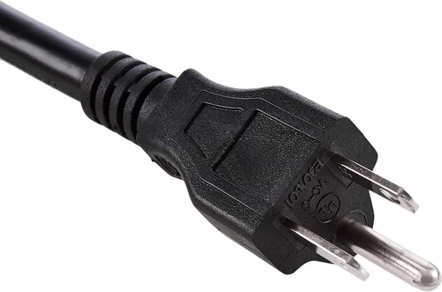 Vista 5 de Amazon Basics Regleta de protección contra sobretensiones con 6 tomas, 2 puertos USB, 1000 julios, cable de 6 pies de longitud, color negro