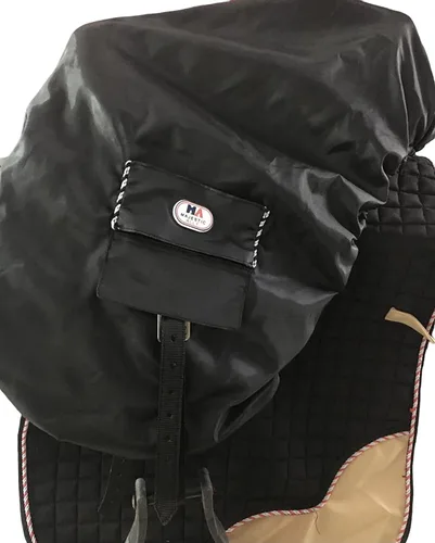 Vista 8 de Majestic Ally Nylon impermeable forro polar Ride On Inglés silla de montar cubierta - varios colores (negro)