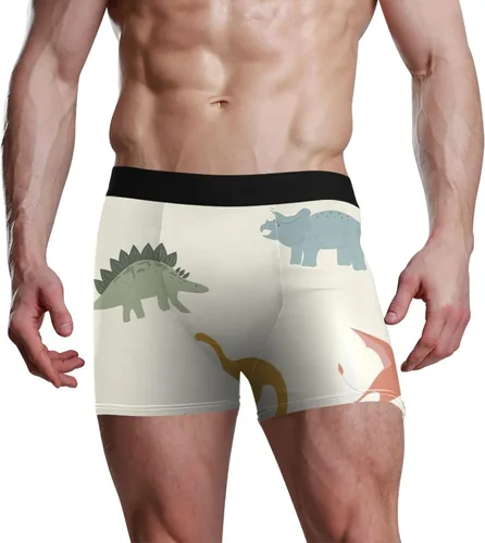 Vista 5 de CHIFIGNO Pink Green Glitter Men's Underwear, Soft, Breathable Bamboo-Spandex Blend, S