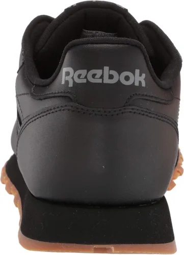 Vista 3 de Reebok, zapatilla informal clásica de piel, para hombre., negro