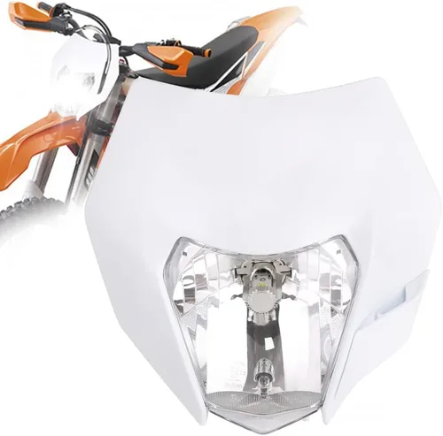 Vista 8 de AnXin Faro delantero universal para motocicleta SX SXF XC XCW EXC XCF CRF YZF KLX RMZ TX 50 85 125 150 250 300 350 450 500 525 Enduro Supermoto negro