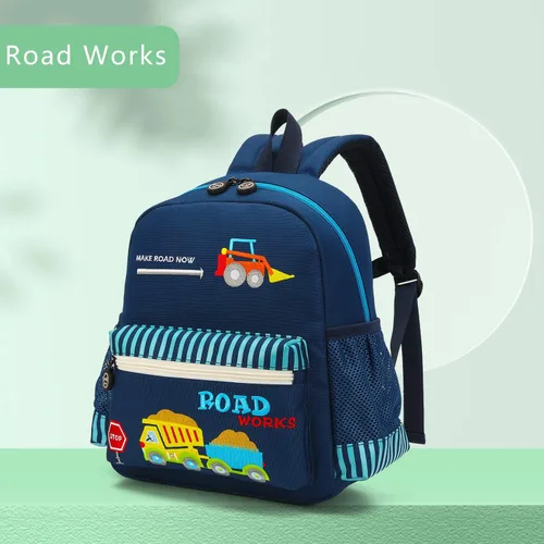 Vista 2 de Mochila para niños pequeños en 3D de Zoo para niños y niñas, Nice Day, talla única