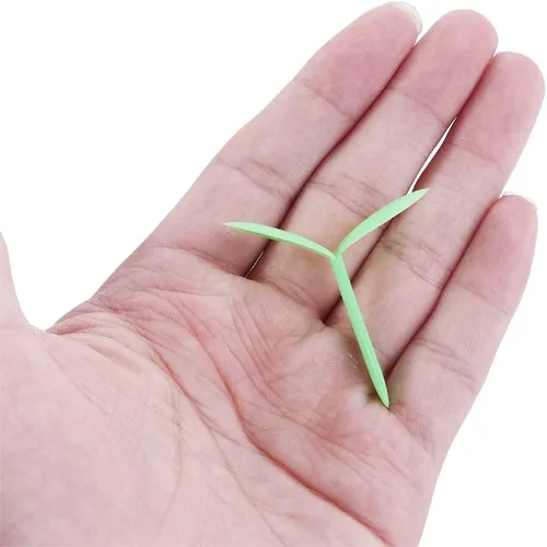 Vista 9 de Vctitil 9 marcapáginas de brotes de silicona con brotes de hierba, marcapáginas verdes, marcadores de libros, decoración de regalos para amantes