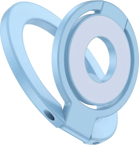 Vista 13 de Agarre magnético para teléfono, soporte plegable MagSafe para teléfono celular, soporte de anillo magnético de dos caras para Samsung Galaxy S26 S25