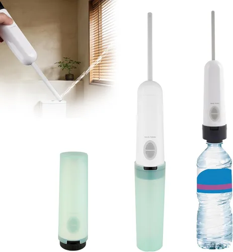 Vista 10 de Hibbent Bidé portátil para viajes, rociador eléctrico de mano de alta presión, bidé de viaje recargable para mujeres y hombres, limpieza de higiene