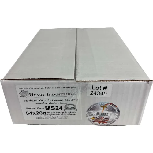 Vista 3 de Canada True Paletas de jarabe de arce 100% puro, 12 piezas