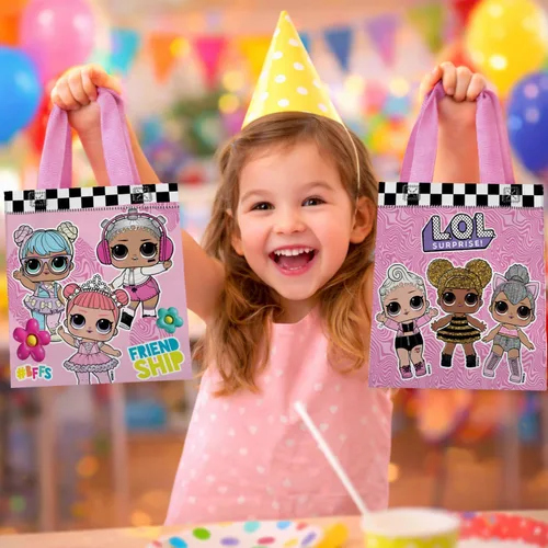 Vista 5 de L.O.L. Surprise! Paquete de 12 bolsas de recuerdo de fiesta para cumpleaños