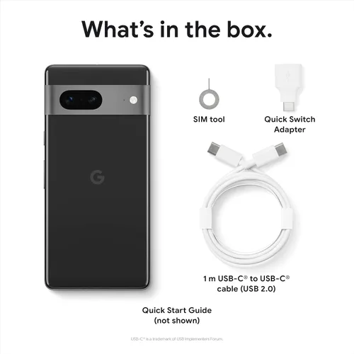 Vista 15 de Teléfono Android Google Pixel 7-5G: teléfono desbloqueado con lente gran angular y pila de 24 horas, 256 GB, color citronela