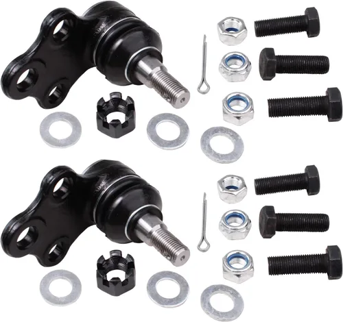 Vista 308 de Detroit Axle - Par (2) de juntas esféricas inferiores delanteras para Mitsubishi Montero 1992-2000 - [Montero Sport 1997-2004]