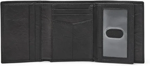 Vista 3 de Fossil Neel ML3869 - Cartera triple de capacidad extra color negro Negro Trifold