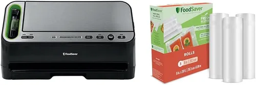 Vista 8 de FoodSaver Sistema de sellado al vacío V4400 + recipientes para conservar alimentos (paquete de 2)