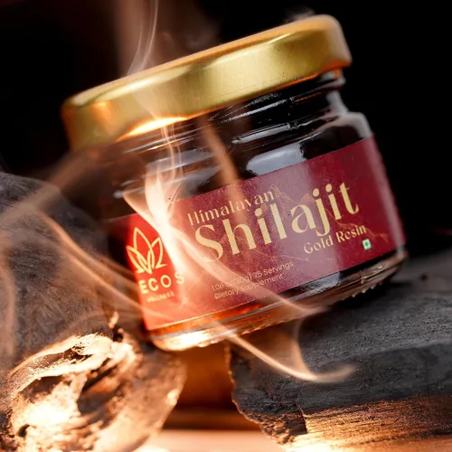 Vista 3 de Resina pura Himalaya Shilajit de alta potencia de grado dorado para hombres y mujeres 100 porciones para refuerzo de energía y apoyo inmunológico