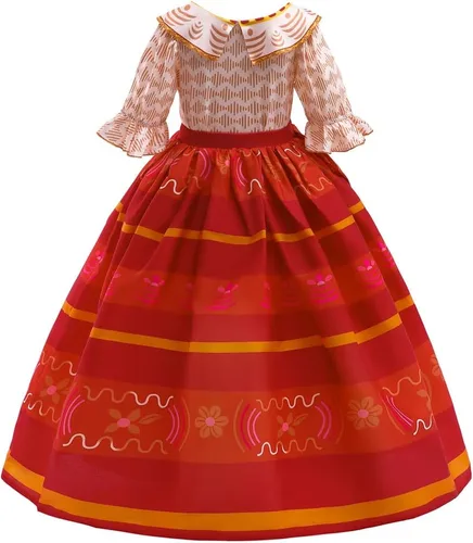 Vista 3 de Disfraz mágico para niñas, disfraz de fiesta de cumpleaños de Halloween, disfraz de cosplay con múltiples accesorios para niños
