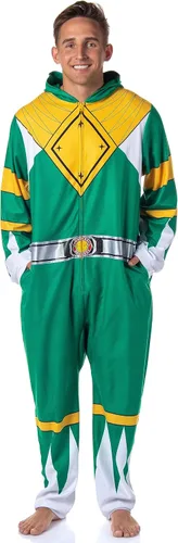Vista 5 de INTIMO Power Rangers - Traje de pijama de una pieza para hombres y mujeres