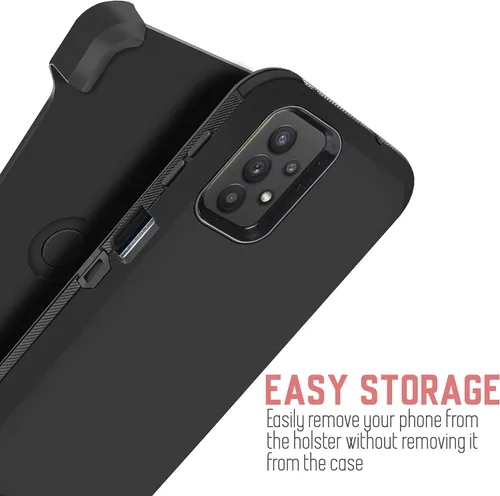 Vista 3 de Funda diseñada para Samsung Galaxy A51 5G [no compatible con la versión Galaxy A51 4G], funda resistente de cuerpo completo y funda con función
