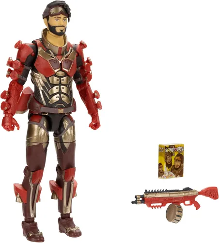 Vista 3 de Apex Legends Mirage Figura de acción coleccionable de 6 pulgadas (Legendary: Folk Hero)