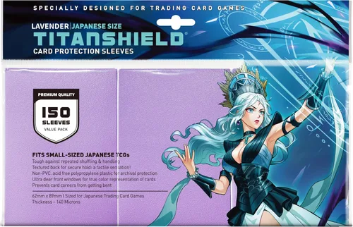 Vista 11 de TitanShield - Fundas para tarjetas pequeñas, color naranja (150 fundas), se adapta a Yugioh Protectores de baraja de tarjetas coleccionables