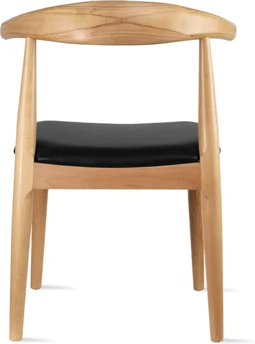 Vista 8 de 2xhome sillón de brazos estilo Eames, Madera Noble Natural