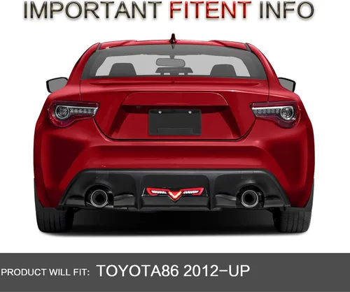 Vista 6 de VLAND Conjunto de luces traseras para Toyota GT86 2012-2020, BRZ 2013-2018, FRS 2012-2016 con señal de giro, luz LED DRL, enchufar y usar