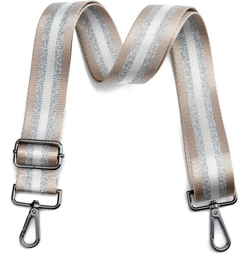 Vista 70 de LVYOUME Correa para bolso, accesorios plateados, correas anchas para bolsa, correa de hombro ajustable para bolsos