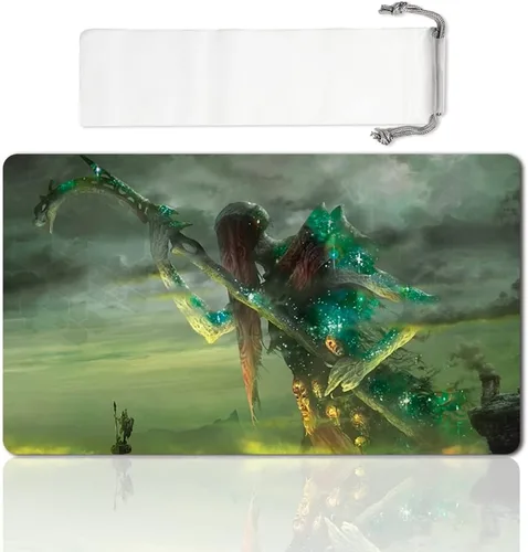 Vista 16 de Juego de mesa MTG Playmat Games Tamaño 60X35 cm CCG Compatible para MTG CCG RPG Juego de cartas coleccionables (Ajani Steadfast)