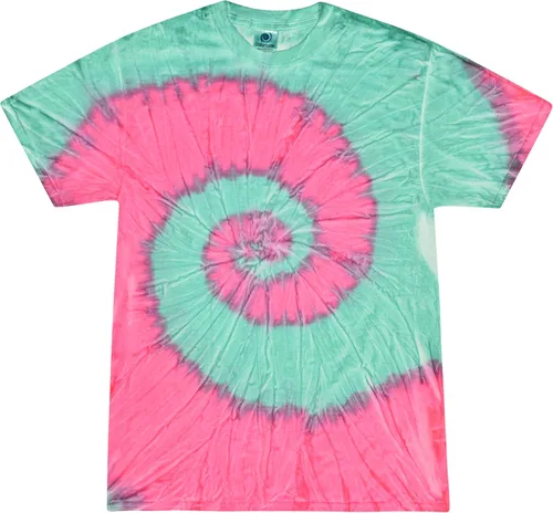 Vista 41 de Colortone Camisetas Tie Dye para Hombre y Mujer - Camisetas de manga corta unisex Tie-Dye para adultos Acadia