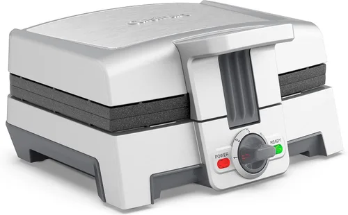 Vista 2 de Cuisinart WAF-ST6 Belgian Waffle Stick Maker, Stainless Steel Dusty Red